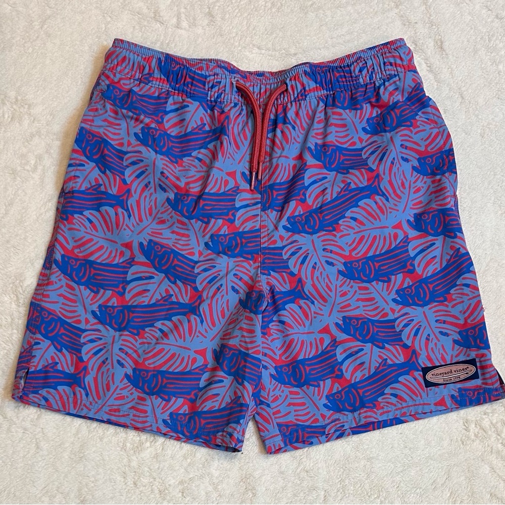 🔴SOLD🔴SOLD🔴Vineyard Vines Boys Swim Trunks Size L (16)